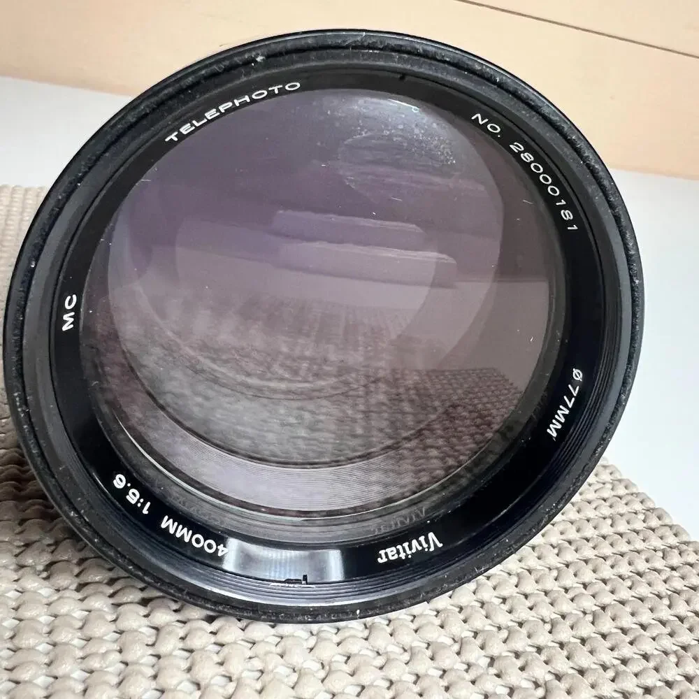 Vivitar 400mm f/5.6‎ Telephoto Lens MC + KALT 77mm Filter Japan